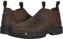 Outline Slip-On Steel Toe (Dark Brown) Men's Boots