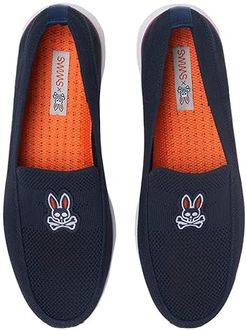 Swims Psycho Bunny Breeze Wave Penny (Navy/Pink) Men's Shoes