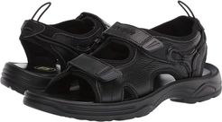 SurfWalker II (Black Full Grain) Men's Sandals