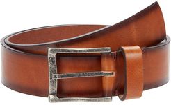 Albert Leather Belt (Cognac) Men's Belts
