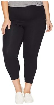 Plus Size Gloria Skimmer Leggings (Black) Women's Casual Pants