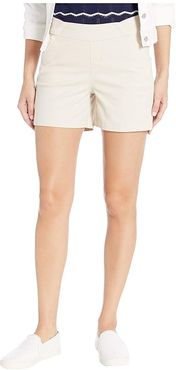 5 Gracie Pull-On Shorts in Twill (Stone) Women's Shorts