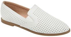 Comfort Foam Lucie Flat (White) Women's Shoes