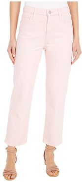 Remi High-Rise Straight Croppd in Soft Pink (Soft Pink) Women's Jeans