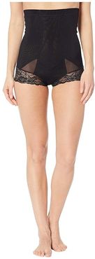 Super Control High-Waisted Shapewear Brief (Black) Women's Underwear