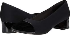 Marilyn Sara (Black Textile/Patent Combination) Women's Shoes