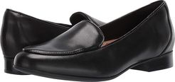Un Blush Ease (Black Leather) Women's  Shoes
