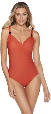 Razzle Dazzle Siren One-Piece (Tangelo Orange) Women's Swimsuits One Piece