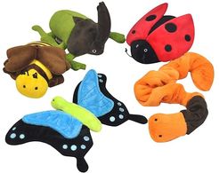 14.25 x 6.69 x 3.62 Bugging Out B2C Five-Piece in Box Set (Varied) Dog Toys