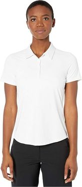 Ultimate365 Short Sleeve Polo (White) Women's Clothing