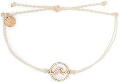 Stone Wave Bracelet (Rose Gold/Vanilla) Bracelet