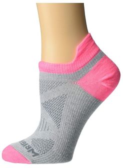 Specific Coolmesh II Tab (Light Grey/Neon Pink) Women's Crew Cut Socks Shoes