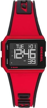 Chopped Digital Watch (Red) Watches