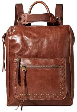 Loyola Leather Convertible Backpack (Teak) Backpack Bags
