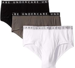 3-Pack Classic Adaptive Brief (White/Black/Gray) Men's Underwear