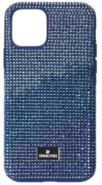 Crystalgram Smartphone Case with Bumper, iPhone(r) 11 Pro (Blue) Cell Phone Case