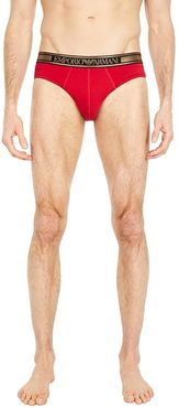 Iconic Shiny Logo Band Brief (Cherry) Men's Underwear