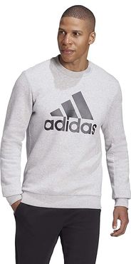 Must Have Badge of Sport Crew Neck Fleece (Medium Grey Heather) Men's Clothing