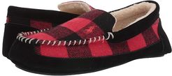 Cali Slipper (Red/Black Plaid) Men's Shoes