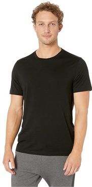 Tech Lite Short Sleeve Crewe (Black 5) Men's Clothing