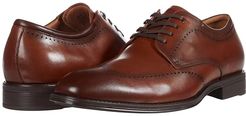 Amelio Perf Wing Tip Oxford (Cognac Smooth) Men's Shoes