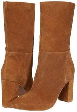 Keep Up (Honey Brown Split Suede) High Heels