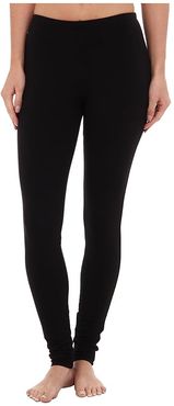 French Terry Legging (Black) Women's Casual Pants