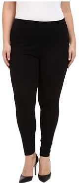 Plus Size Denim Leggings (Black) Women's Casual Pants