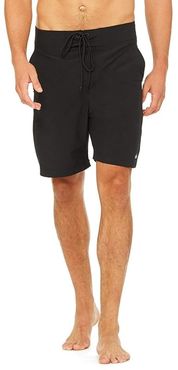 Plow Board Shorts (Black) Men's Swimwear