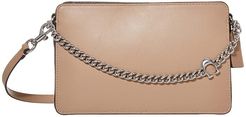 Signature Chain Crossbody (LH/Taupe) Handbags