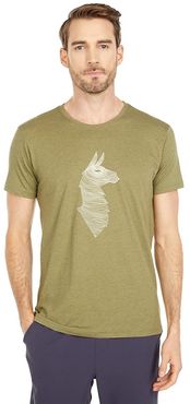 Topo Llama T-Shirt (Moss) Men's Clothing
