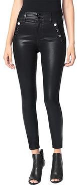 Georgia Ankle Coated in Black Coated (Black Coated) Women's Jeans