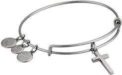 Cross II Bangle (Midnight Silver) Bracelet