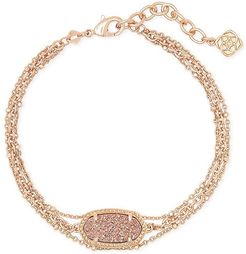 Elaina Multi Strand Bracelet (Rose Gold Drusy) Bracelet
