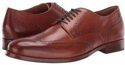 Gramercy Derby Wing Tip Oxford (British Tan) Men's Shoes