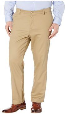 Big Tall Modern Tapered Signature Khaki Creaseless Pants (New British Khaki) Men's Casual Pants