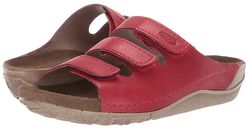 Nomad (Red Vegi Leather) Women's Sandals