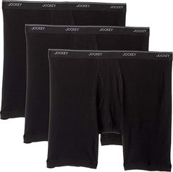 Tailored Essentials Staycool+ Midway(r) Boxer Brief 3-Pack (Black) Men's Underwear