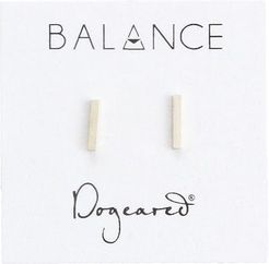 Balance Flat Bar Stud Earrings (Sterling Silver) Earring