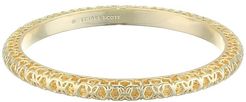 Maggie Bangle Bracelet (Gold Filigree Metal) Bracelet