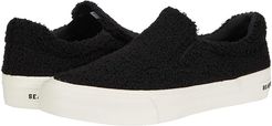 Hawthorne Slip-On Vegan Faux Shearling (Black) Women's Shoes