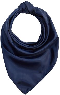 32x32 Wild Rags Nylon Scarf Bandana (Navy) Scarves