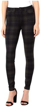 Madonna Skinny Leggings (Tan/Black Glen Plaid) Women's Casual Pants