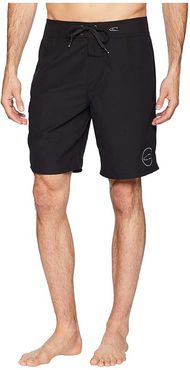 Santa Cruz Solid 2.0 19 Boardshorts (Onyx) Men's Swimwear