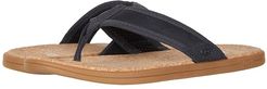 Seaside Flip (Navy Leather) Men's Sandals