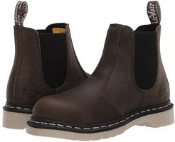 Arbor Steel Toe Chelsea Boot (Olive Wyoming) Women's Pull-on Boots