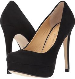 Wendy Pump (Black Microsuede) High Heels