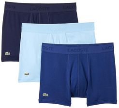 Trunks 3-Pack Essential Classic (Navy Blue/Methylene/Tropical) Men's Underwear