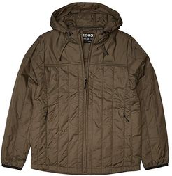 Ultralight Hooded Jacket (Olive/Gray) Women's Coat