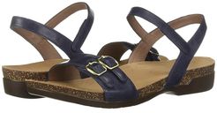 Rebekah (Navy Waxy Burnished) Women's Sandals